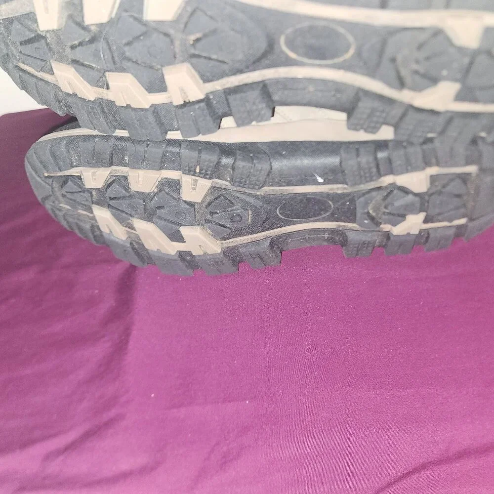 Womens Tan And Light Blue Cushionaire Brig Hiking Boot Size 10 - Picture 9 of 10
